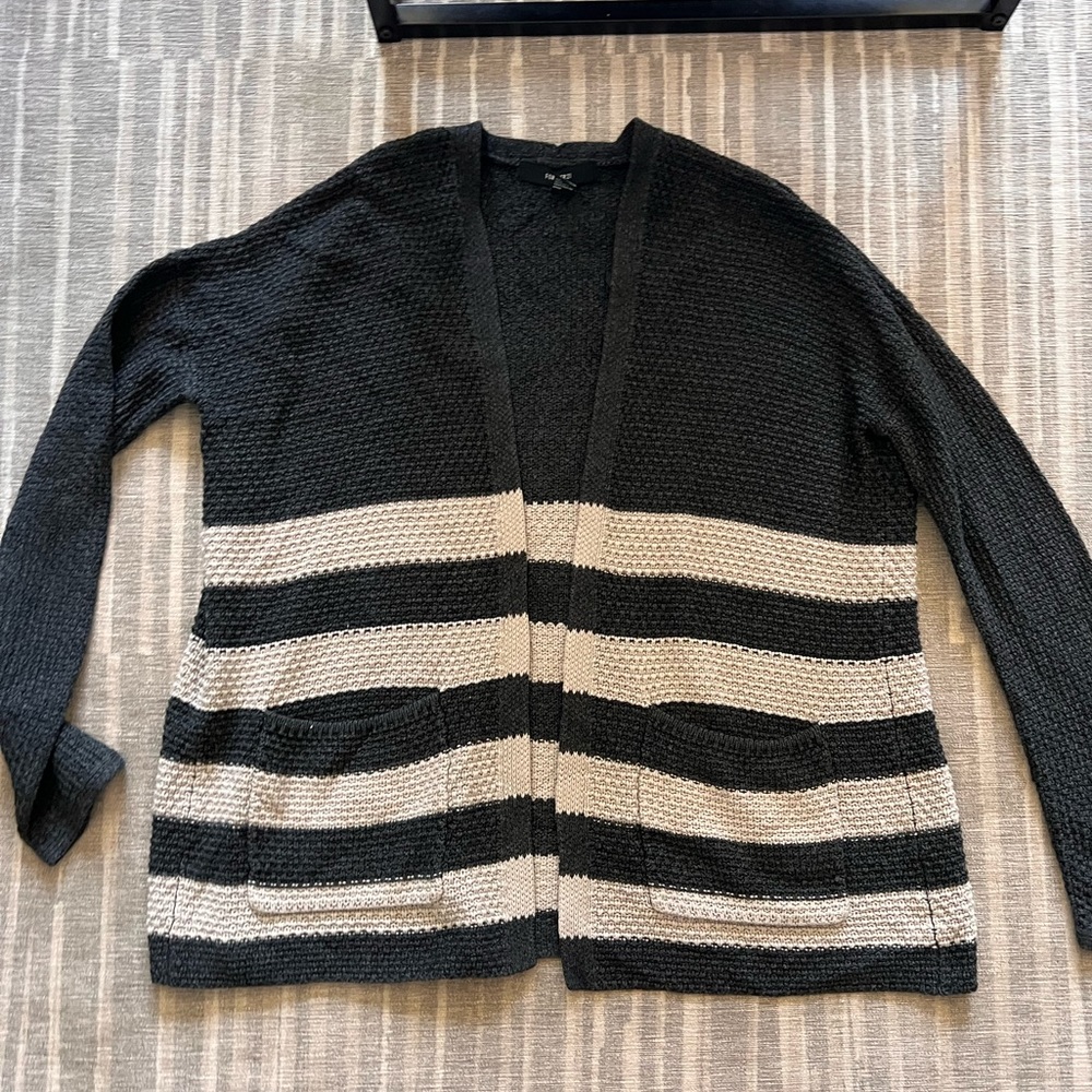 Stripped Cardigan